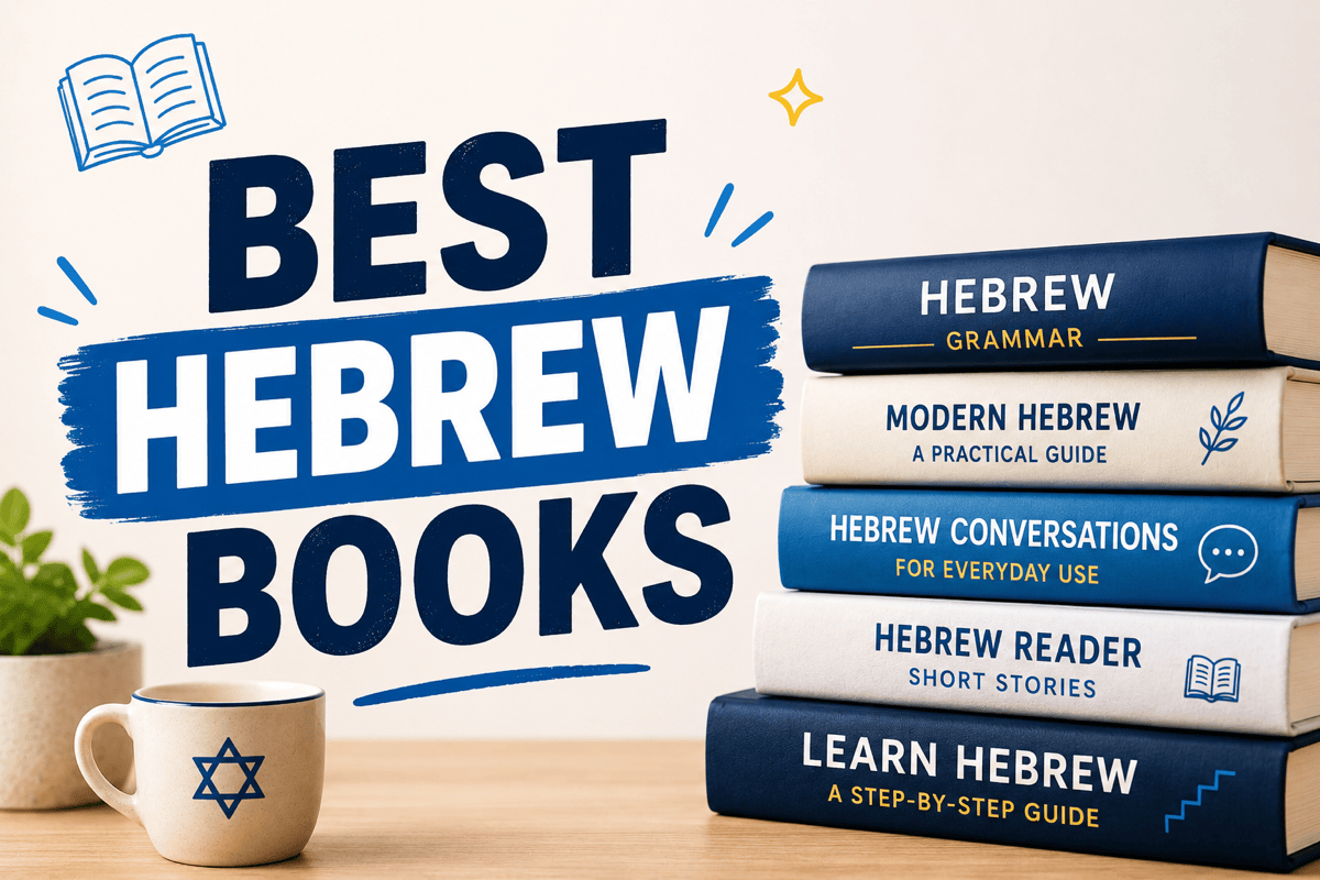The Best Hebrew Books to Learn Hebrew — tried and tested picks for every level