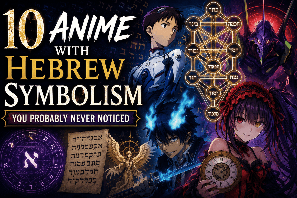Hebrew and Anime — the hidden Hebrew symbolism in Japanese animation