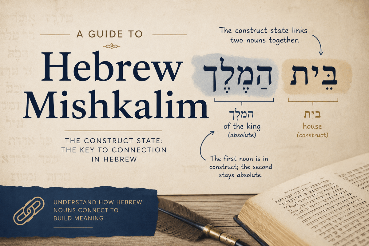 Mastering Hebrew Mishkalim — a comprehensive guide to Hebrew noun patterns