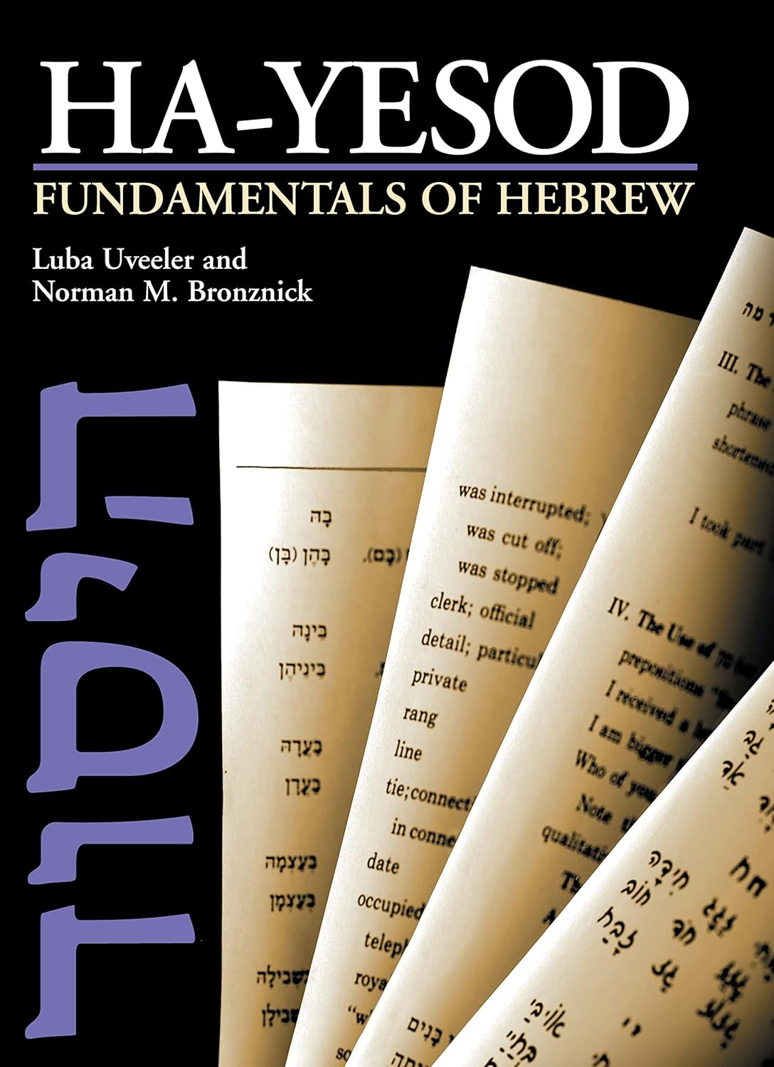 HaYesod: Fundamentals of Hebrew — okładka książki